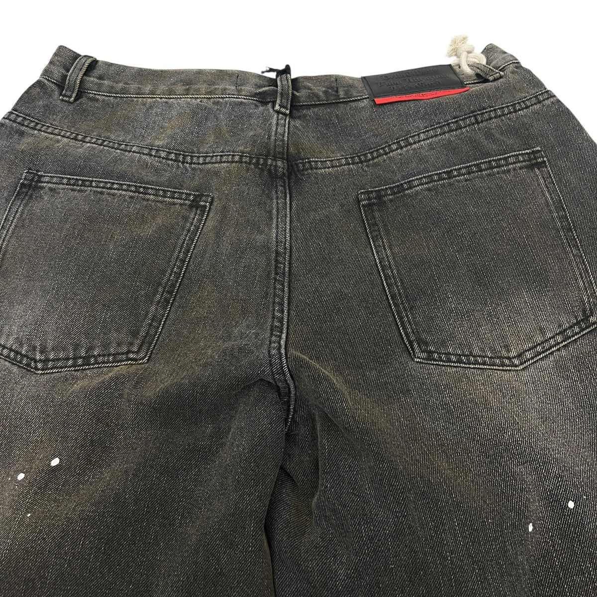 Over-Dye Painted Denim Pantsデニムパンツ - Image 4