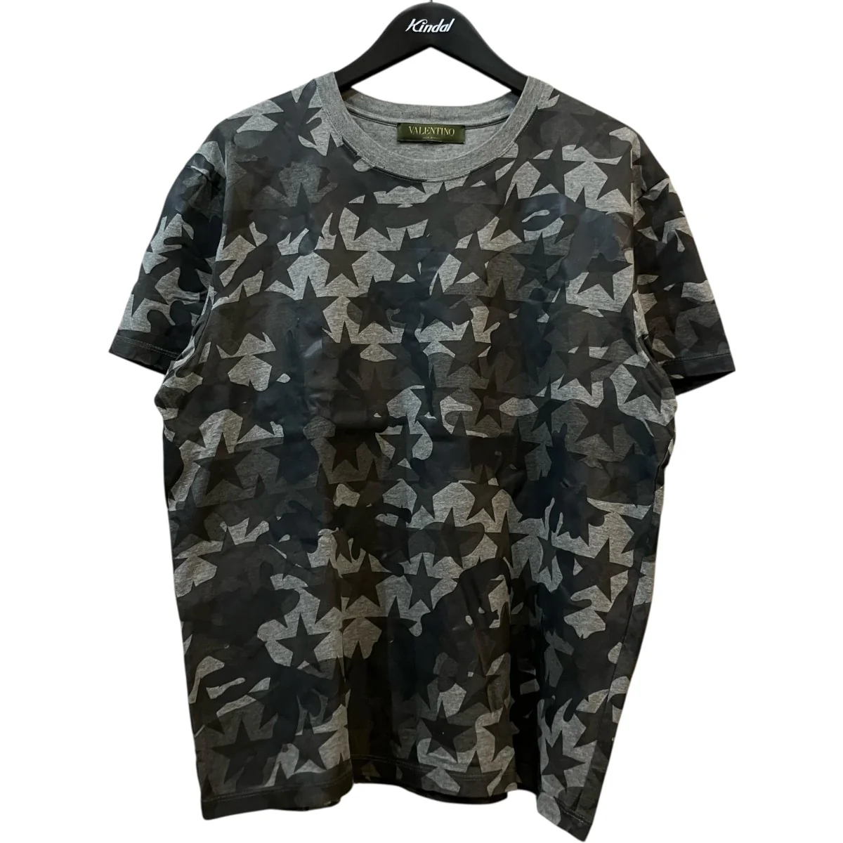 スター＆カモフラージュ柄プリントTシャツMV3MG00W3T7