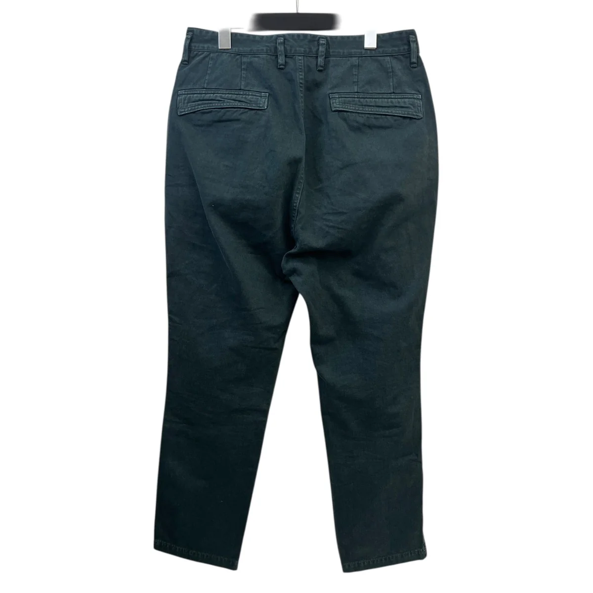 CLERK ANKLE CUT TROUSERS RELAX FIT COTTON CHINO CLOTH OVERDYEDアンクルパンツNN-P3121 - Image 2