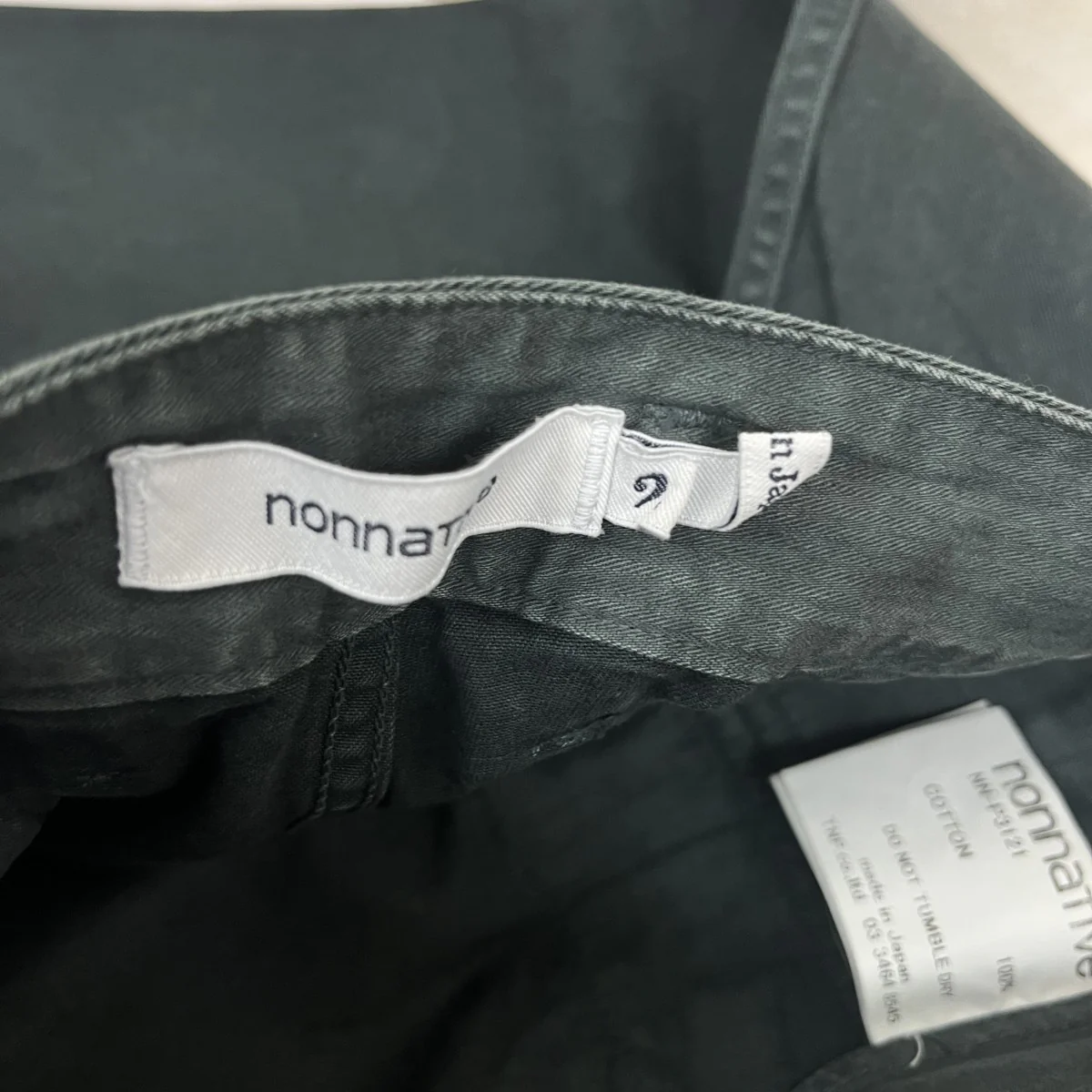 CLERK ANKLE CUT TROUSERS RELAX FIT COTTON CHINO CLOTH OVERDYEDアンクルパンツNN-P3121 - Image 6