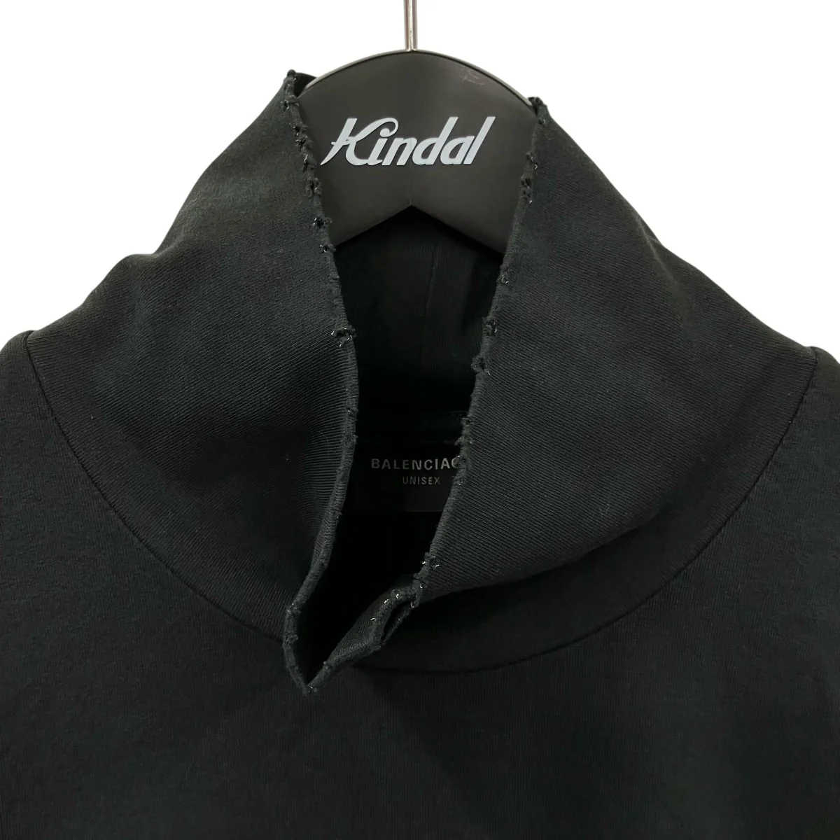 ダメージ加工ハイネック長袖Tシャツ - Image 3