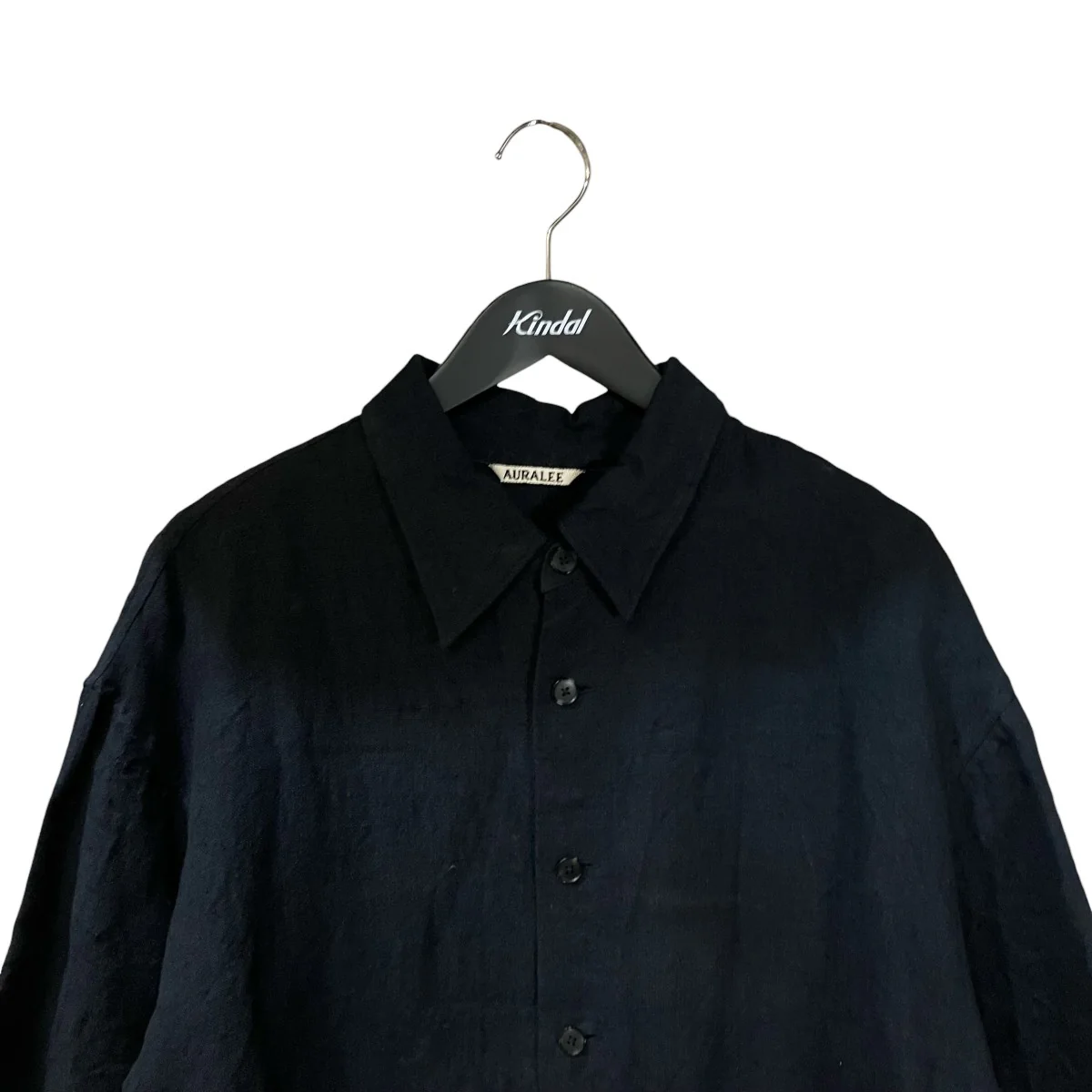 「LINEN SILK TWEED HALF SLEEVED SHIRT」リネンシルク半袖シャツA24SS01LS - Image 3
