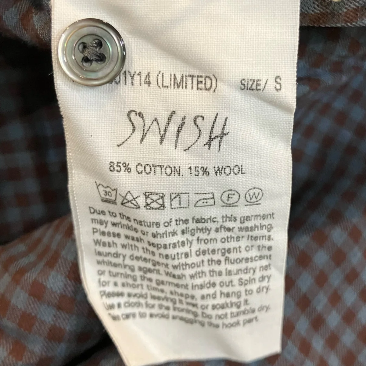 「SWISH Hook Shirt」ホックチェックシャツNN1801Y14 - Image 6