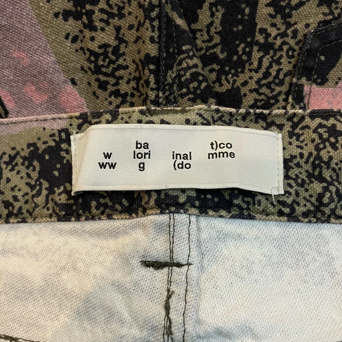 25SS「LOOSE FIT DUCK 5P JEAN」ルーズフィットダックパンツBAL 2156 - Image 5