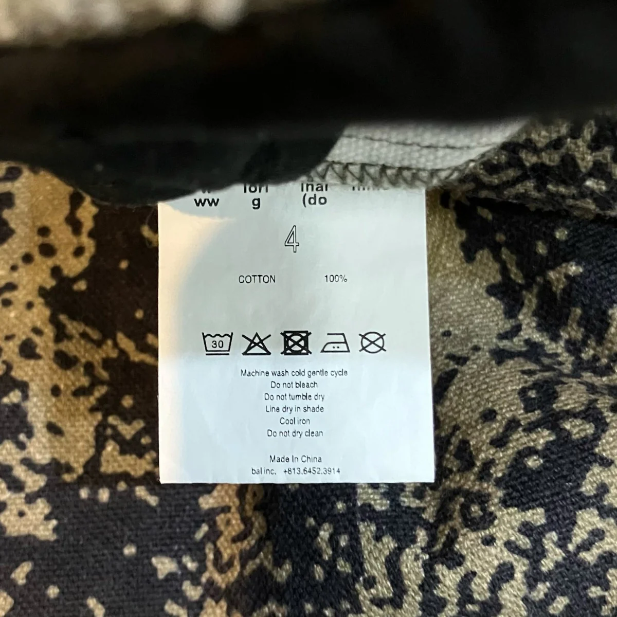 25SS「LOOSE FIT DUCK 5P JEAN」ルーズフィットダックパンツBAL 2156 - Image 6