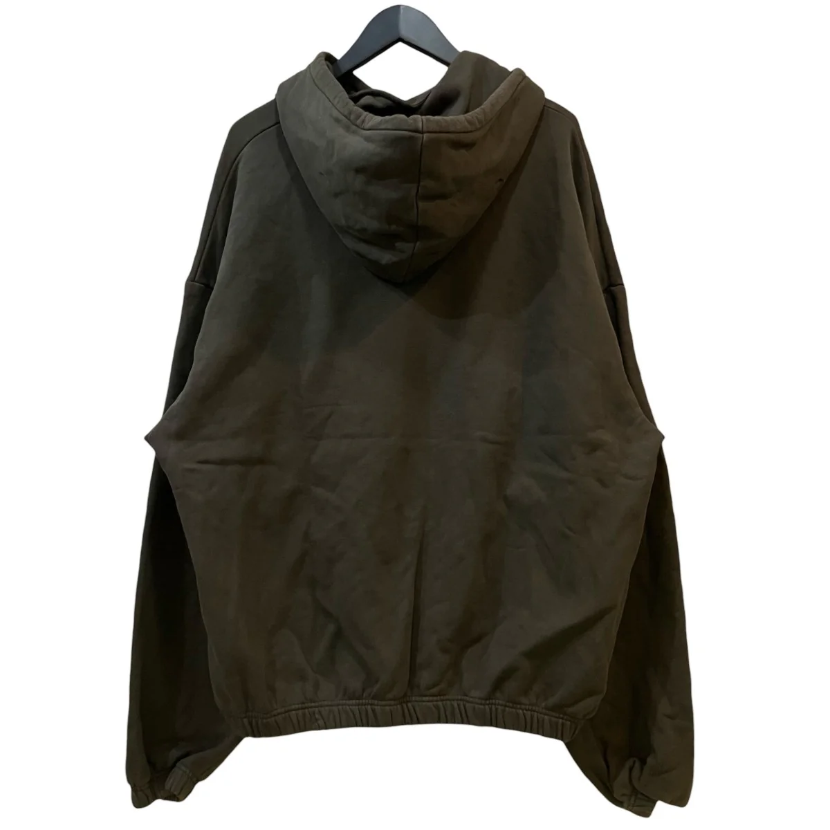 「OG LOGO MASK HOODIE ARMY GREEN」フロント刺繍パーカー - Image 2