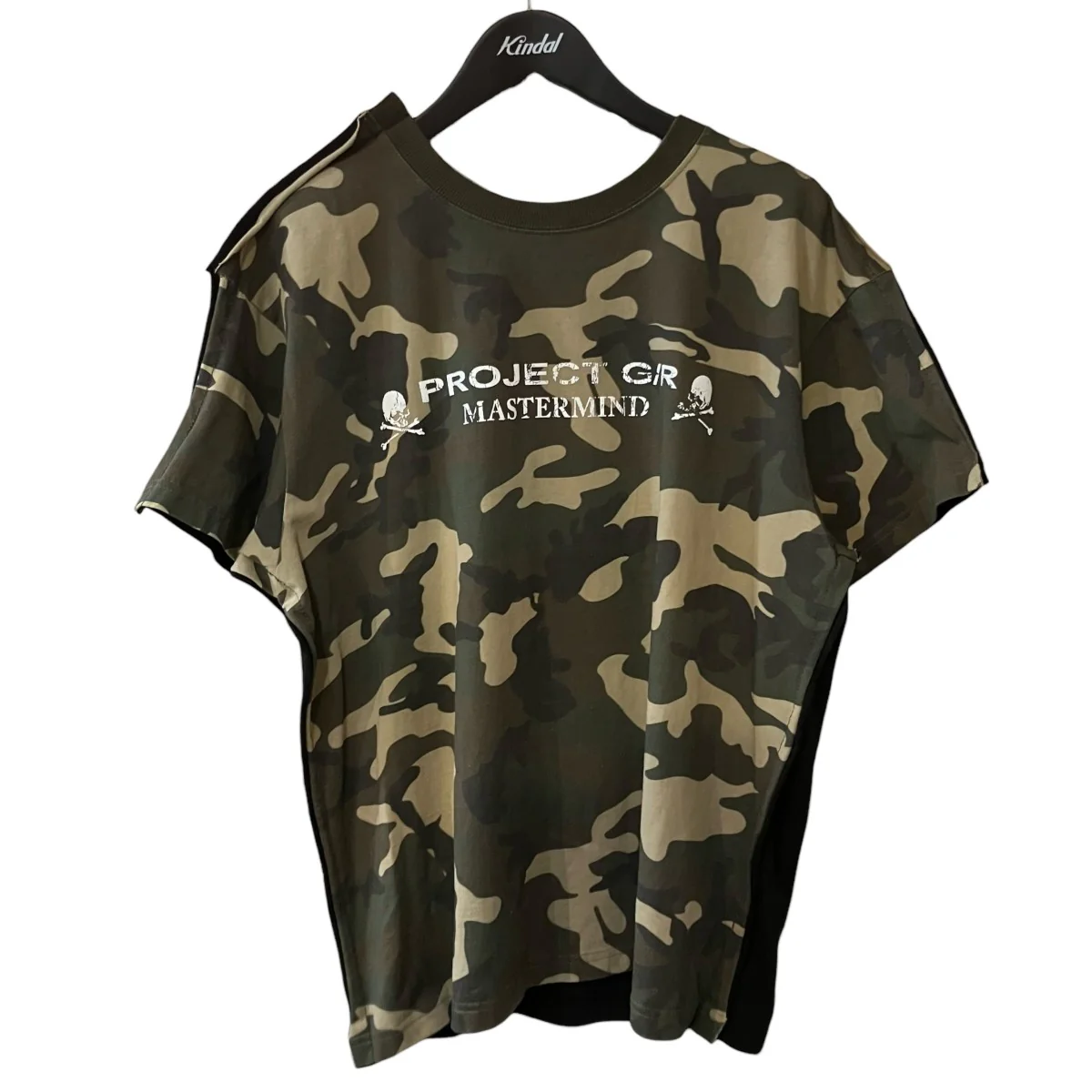 「TWO FACED OUTSEAM T SHIRT」スカルデザインツーフェイスＴシャツ