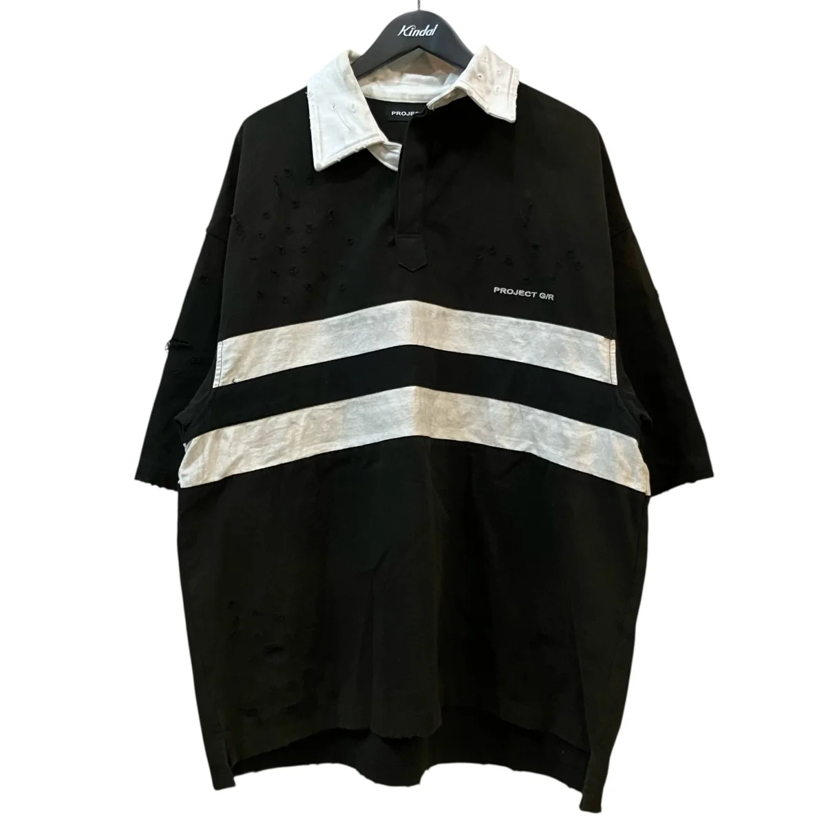 「BULLIED POLO SHIRTS」汚れ加工ブリードポロシャツ