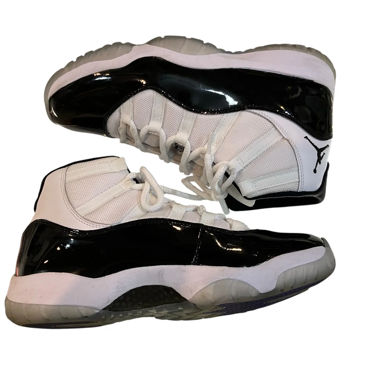 「AIR JORDAN 11 RETRO」ハイカットスニーカー378037 100 - Image 5