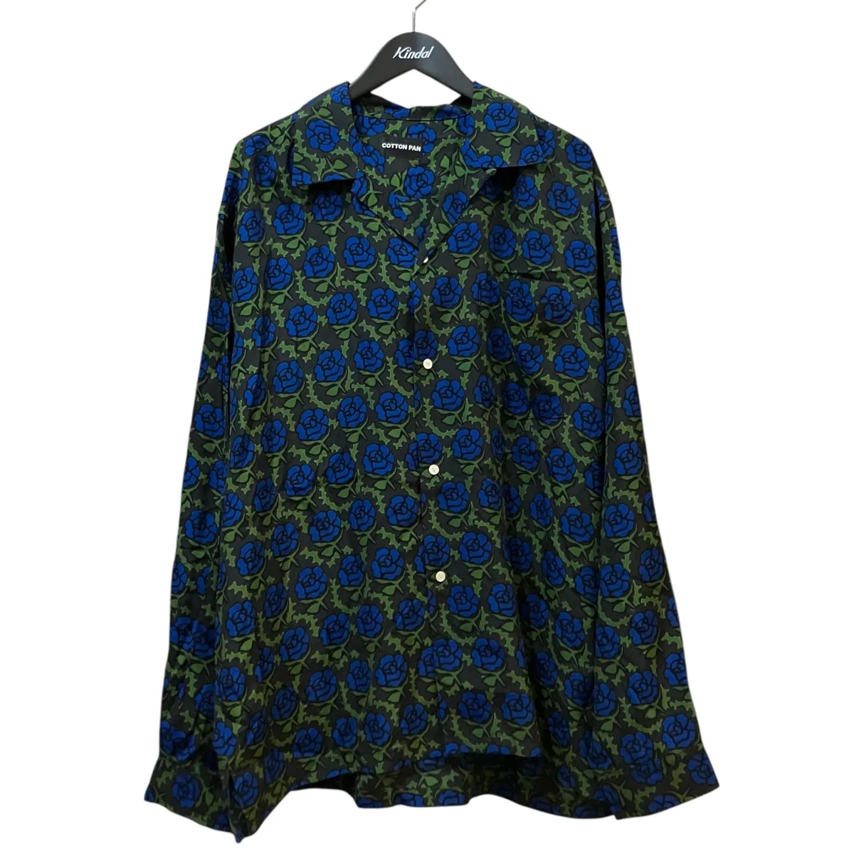 ローズ総柄シャツ