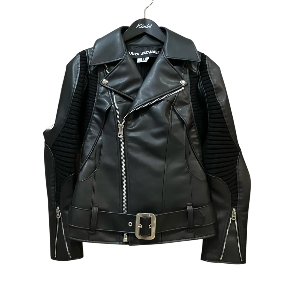 25FW「Knitted insert Jacket」ニットインサートジャケットJP J007