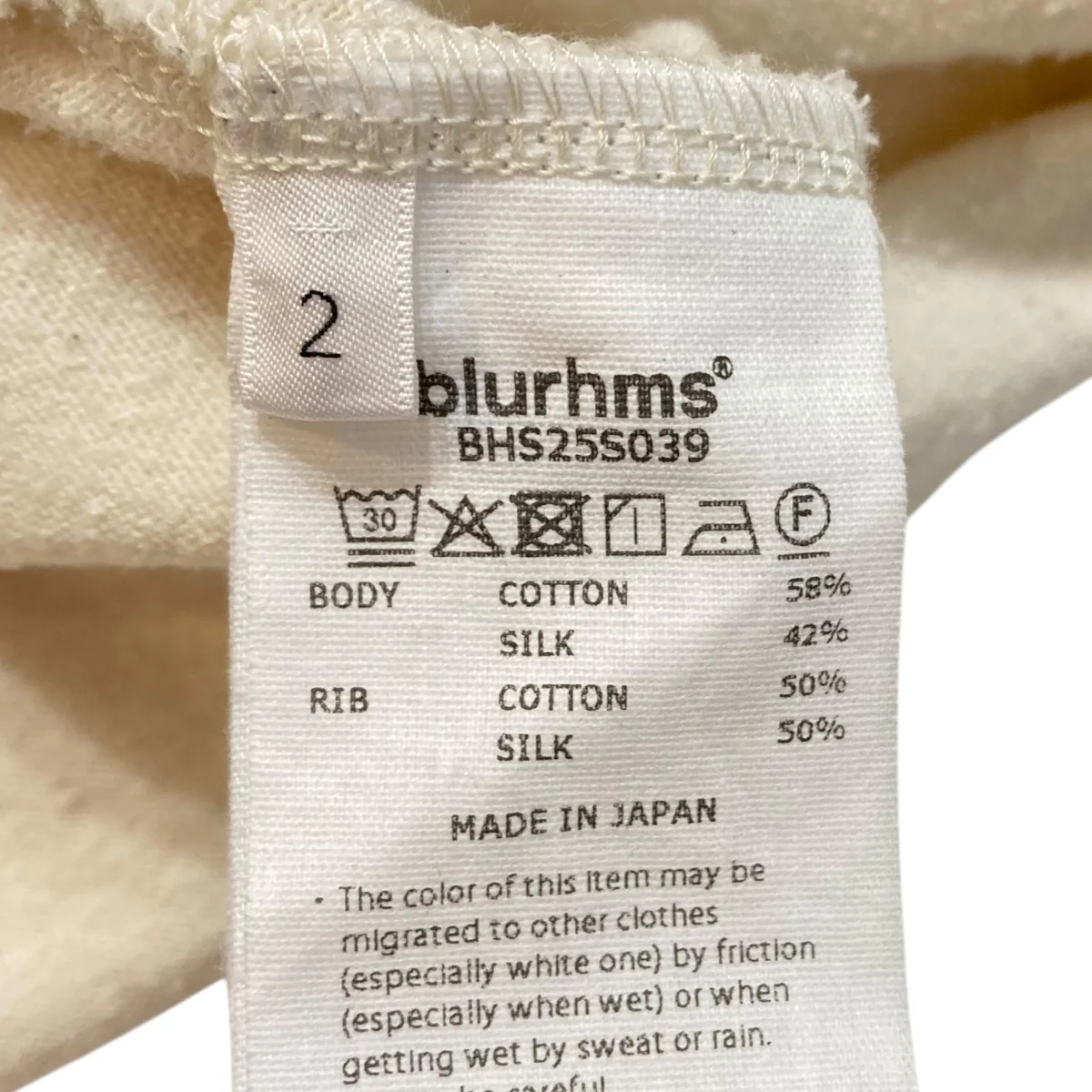 Co Silk Nep Ringer TeeリンガーTシャツBHS25S039 - Image 6