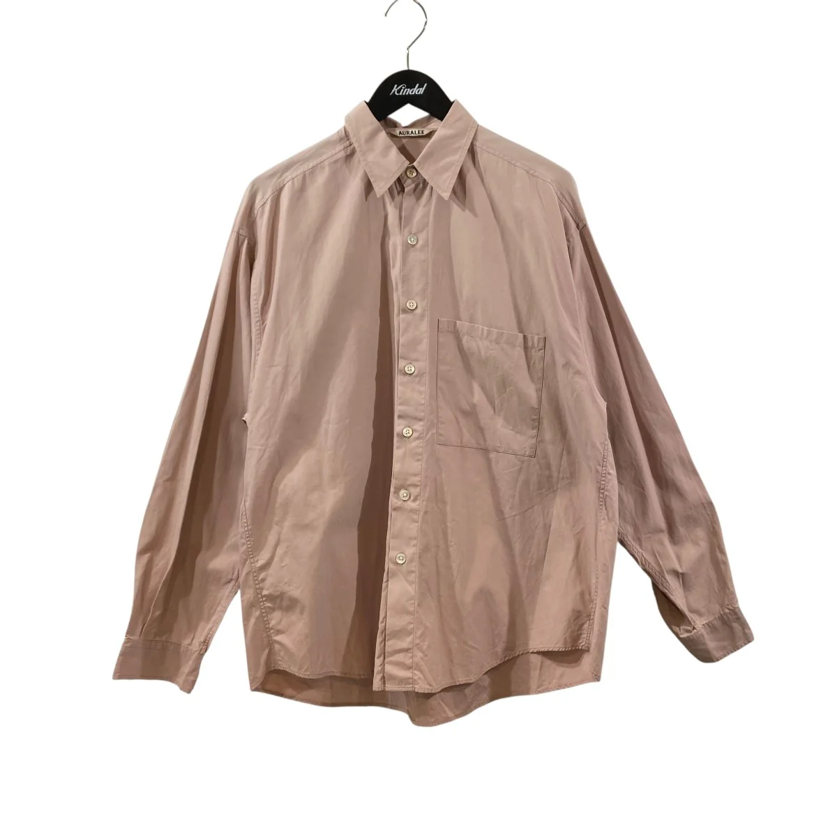 WASHED FINX TWILL BIG SHIRTS長袖シャツA9SS01TN