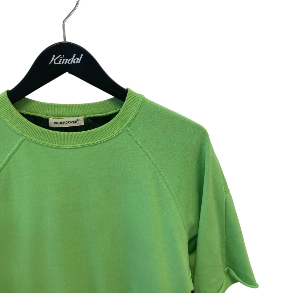 Cotton sweat pullover -Chiffon switch on the back半袖スウェットUP1E1808 - Image 3