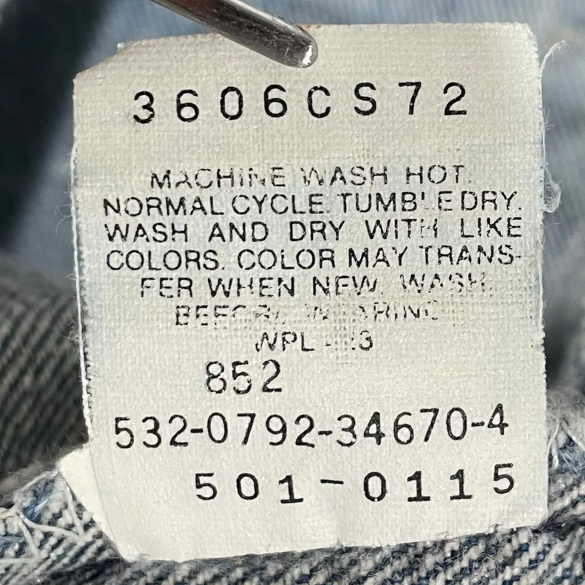 92年製 デニムパンツ 501XX ボタン裏532 米国製 501-0115 - Image 10