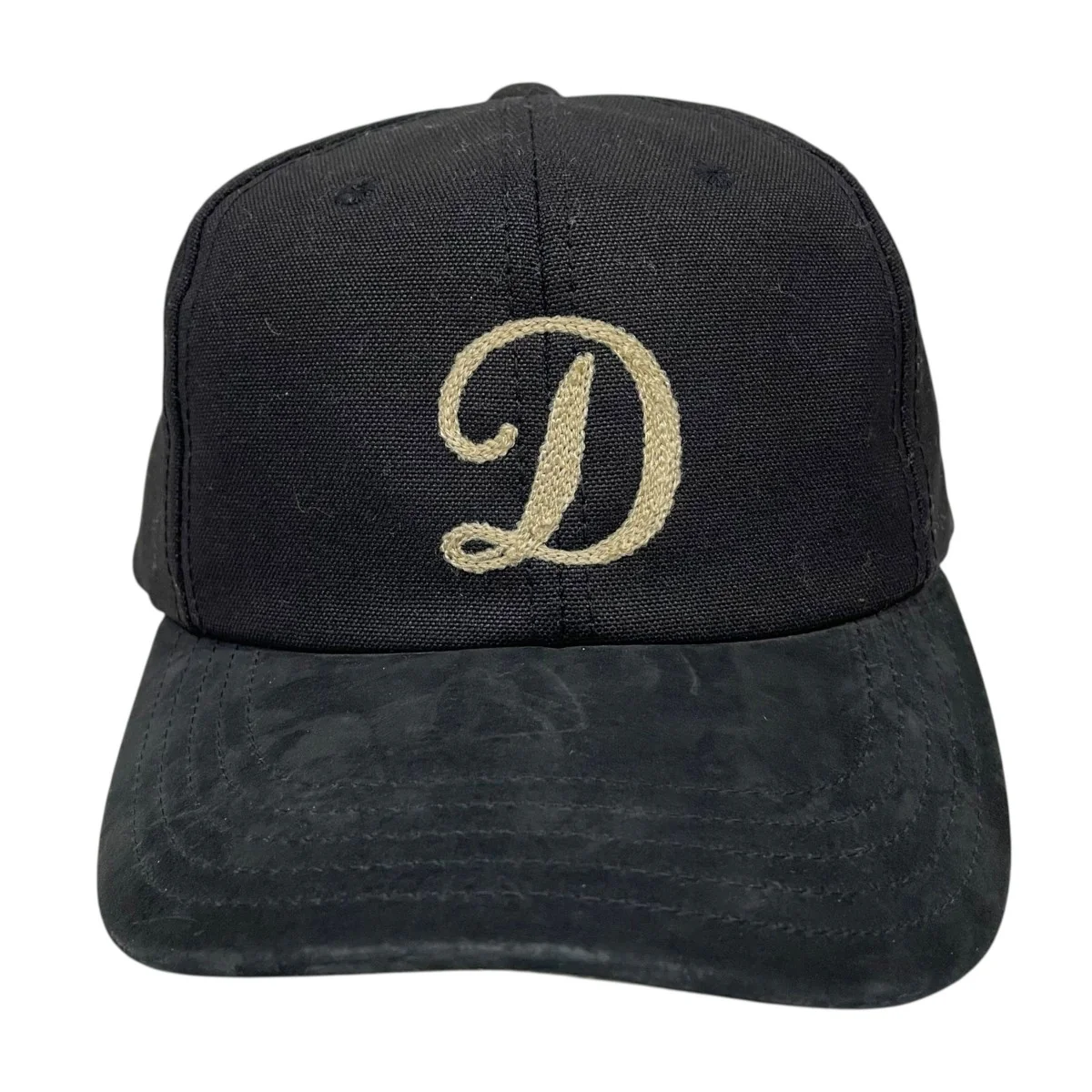 25AW レザーブリム6パネルキャップ MID PROFILE CAP ミッドプロフィールキャップ D-01077 - Image 2