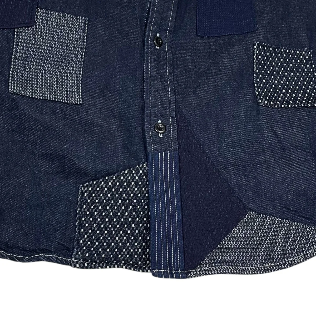 25AW 加工デニムシャツ PATCH DENIM SHIRT RINSE パッチデニムシャツ リンス FA25SH33R - Image 5