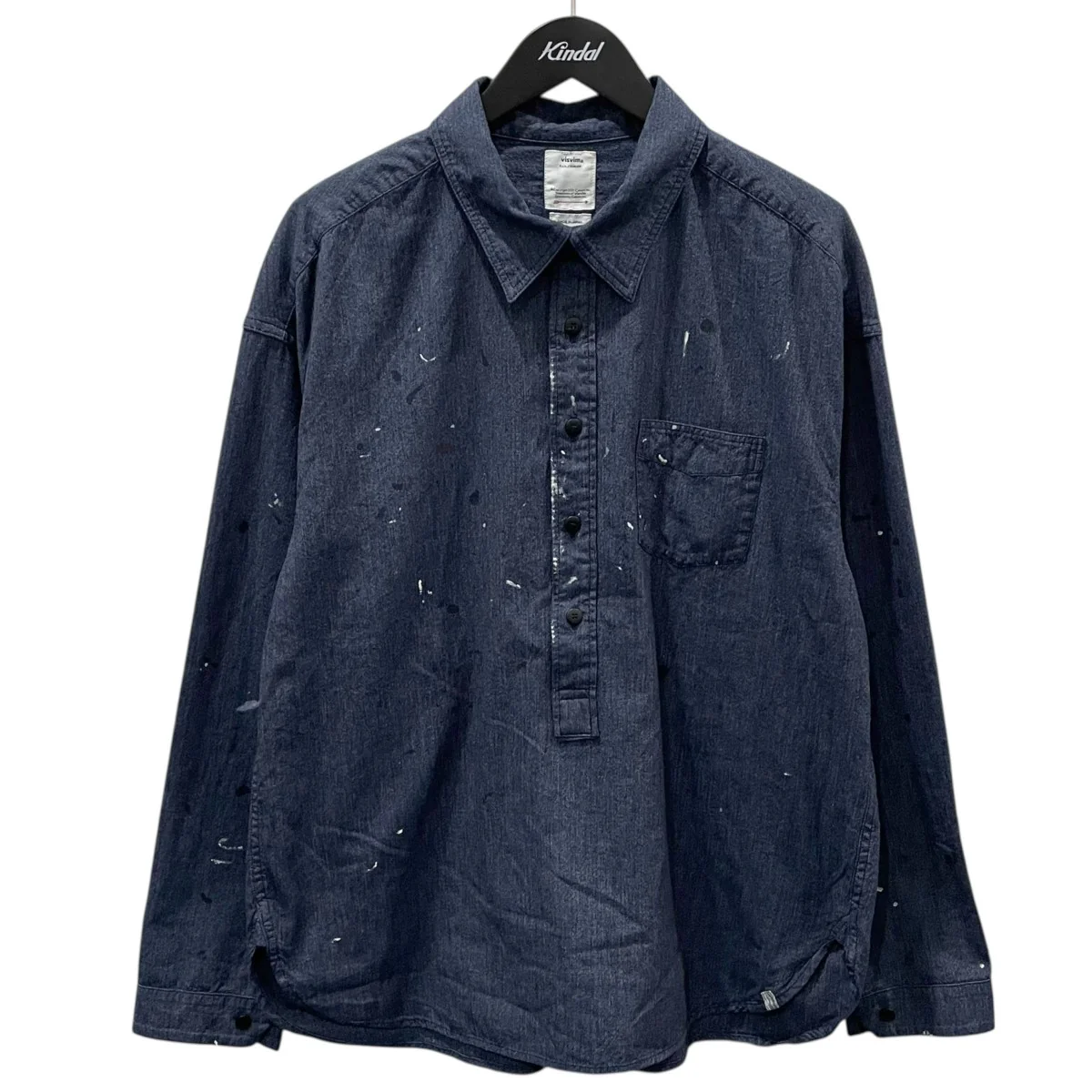 26SS プルオーバーシャンブレーデニムシャツ 1910 P．O． CHAMBRAY L／S 0126105011012