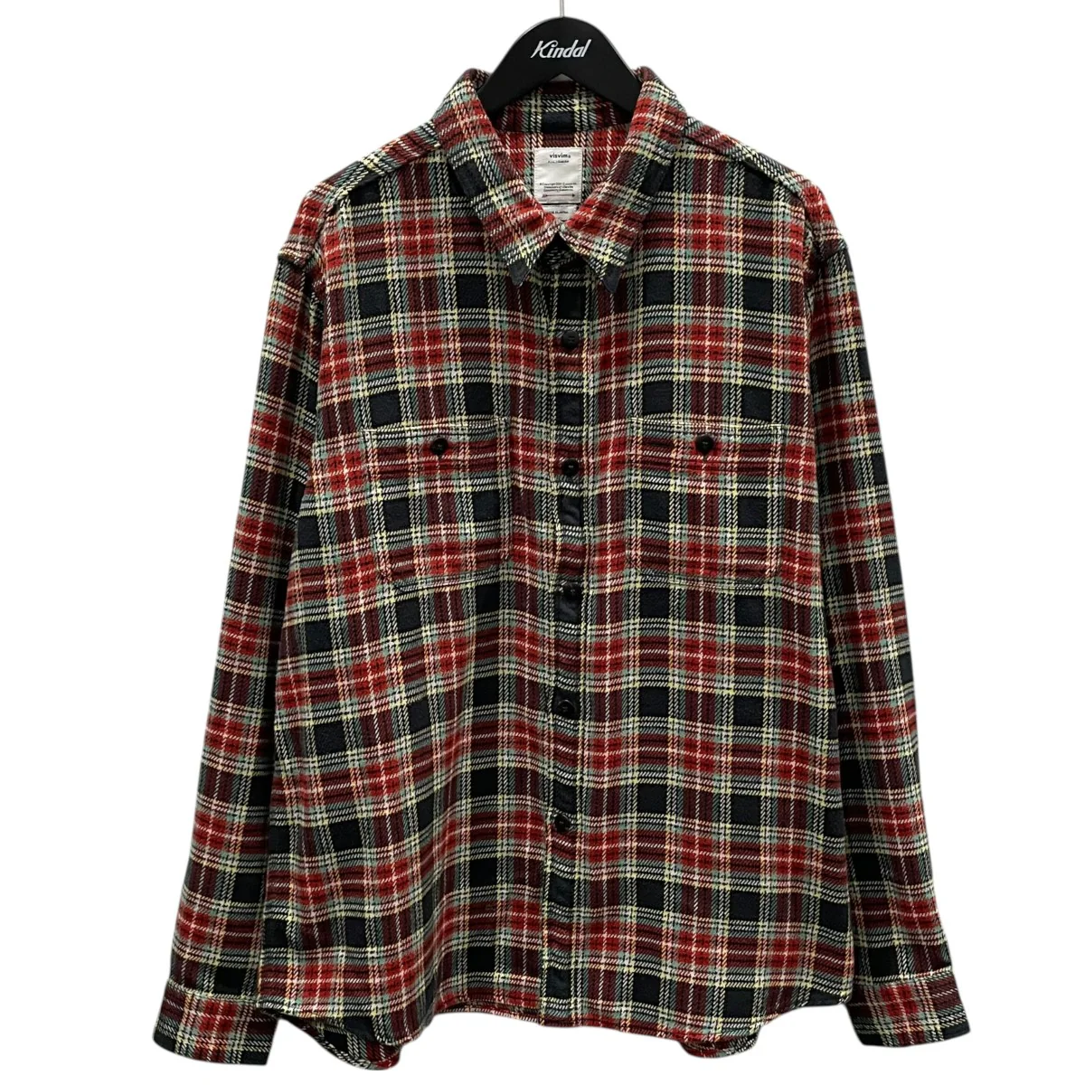 26SS チェック柄ネルシャツ LARRIKAN CHECK L／S ラリカン チェック ロングスリーブ 012610511014