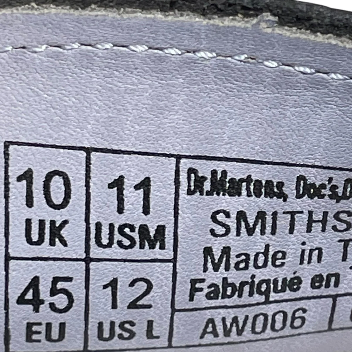 24AWSMITH 4HOLEレザーシューズ242DMDMN-FW01 - Image 7