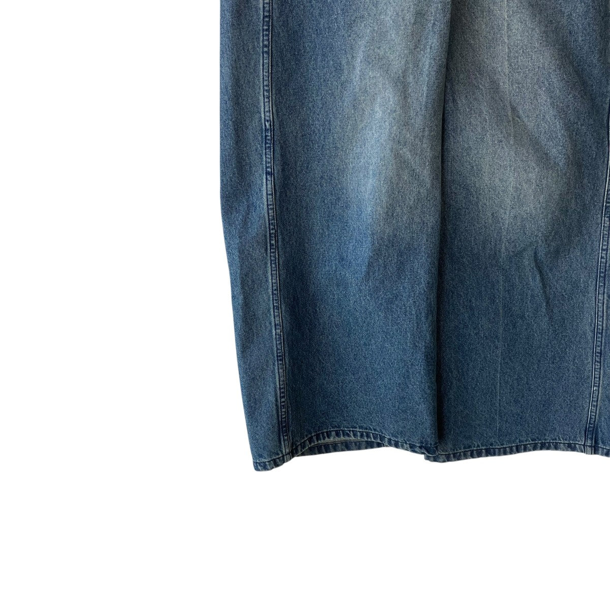 2way Asymmetry Tuck Denimデニムパンツ21252465209 - Image 4