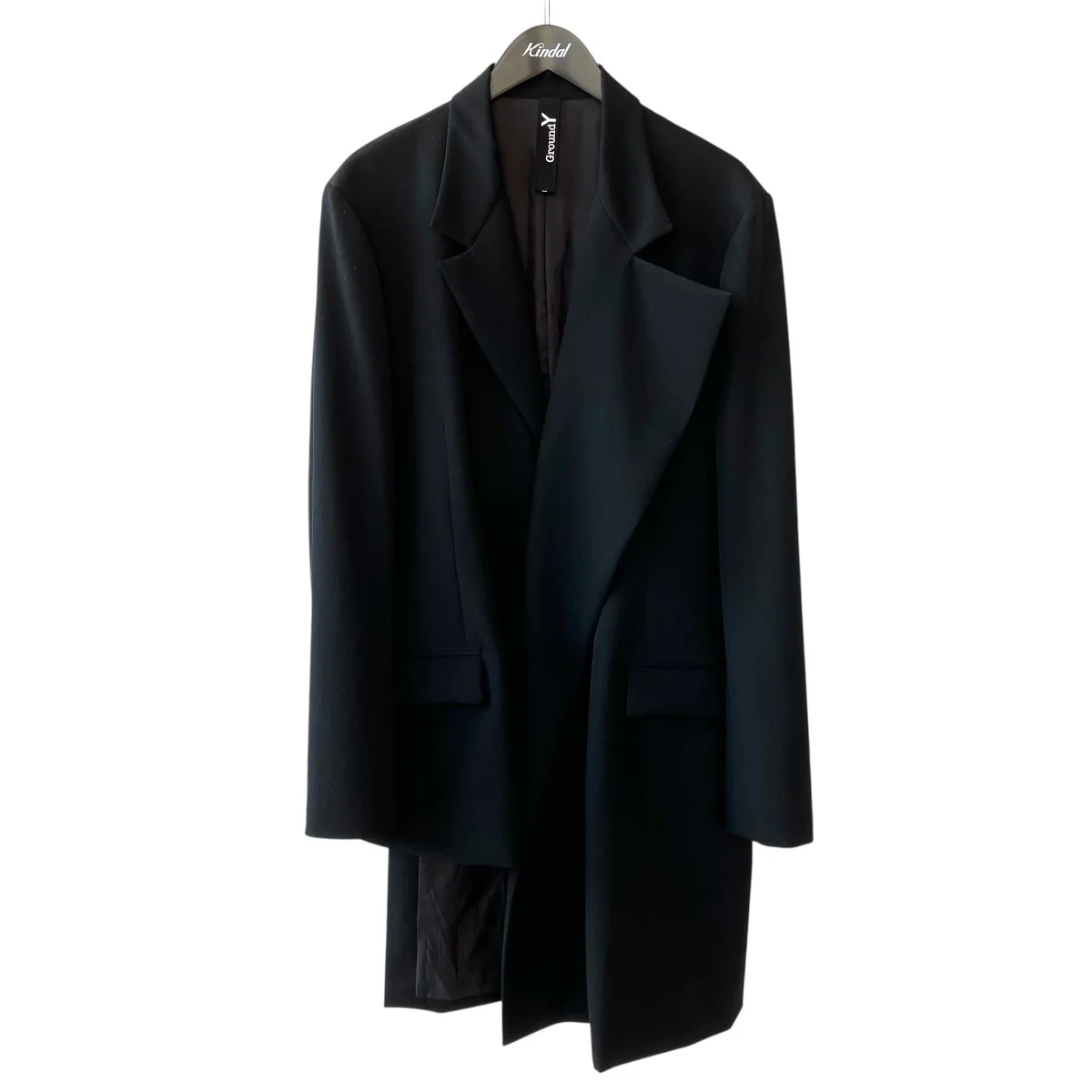 WOOL GABARDINE ASYMMETRICAL JACKETアシンメトリージャケットGP-J01-100