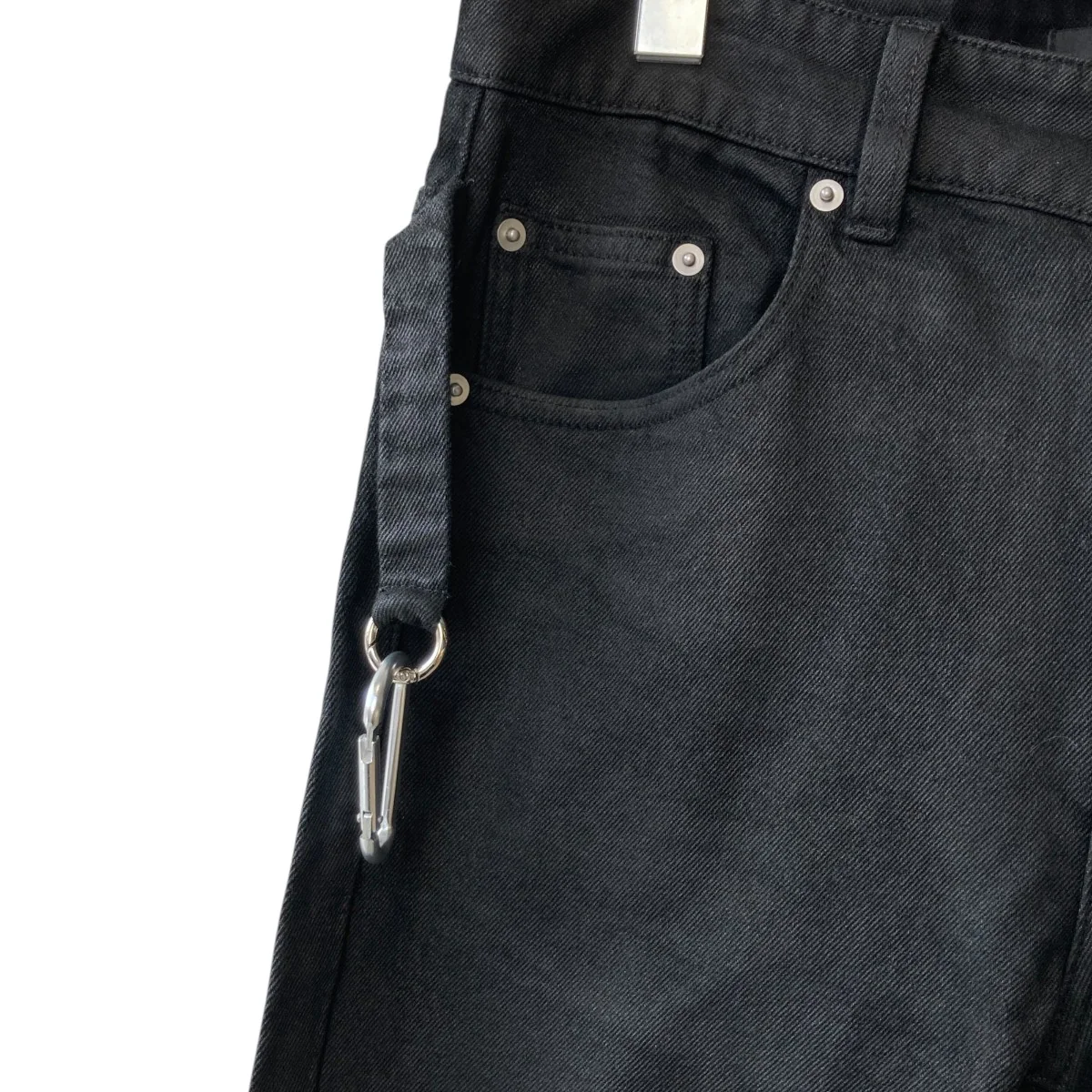 flare pantsコーティングデニムパンツ - Image 4
