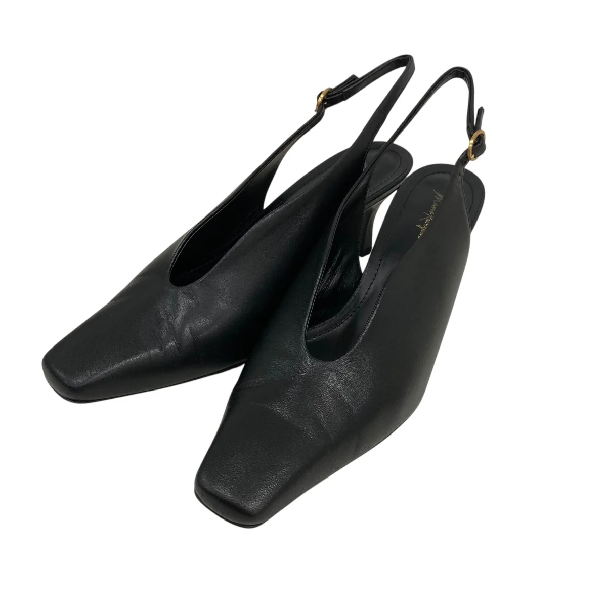 Curved Line Sling Back HeelsパンプスMM23PF-AC301