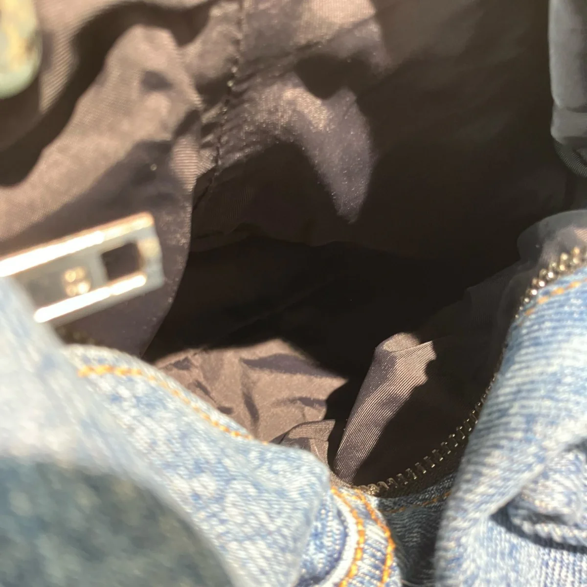Indigo Mini Denim Toteハンドバッグ - Image 6