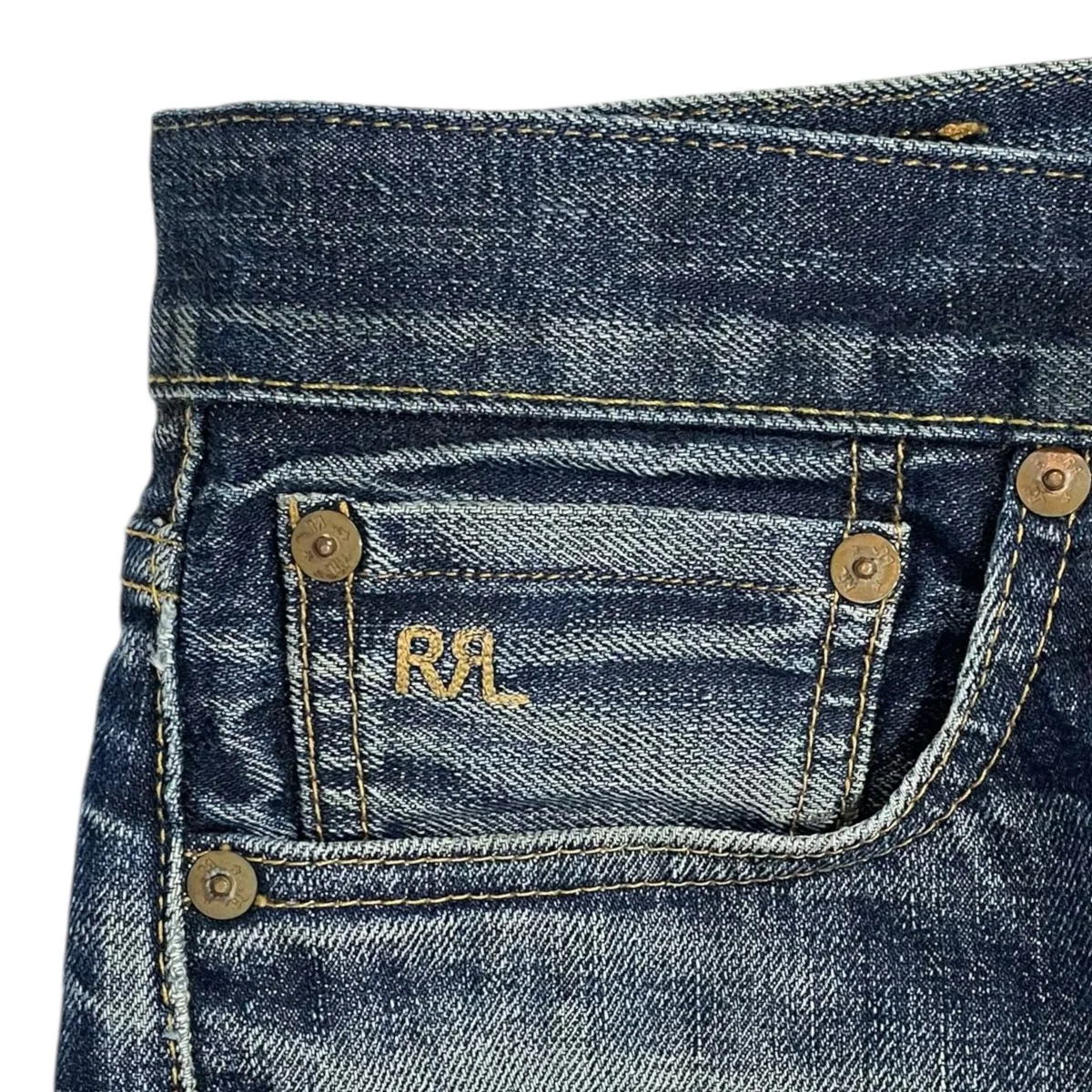 デニムパンツ SLIM FIT AMERICAN WOVEN スリムフィット アメリカンウーヴン - Image 4