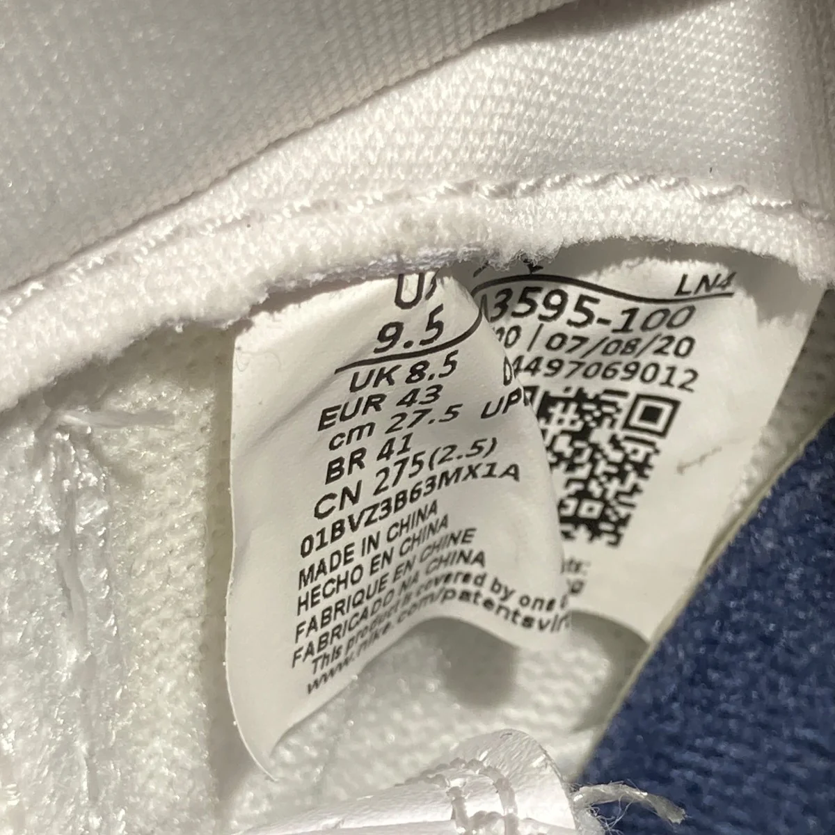 Fragment  Air Jordan 3スニーカーDA3595-100 - Image 6