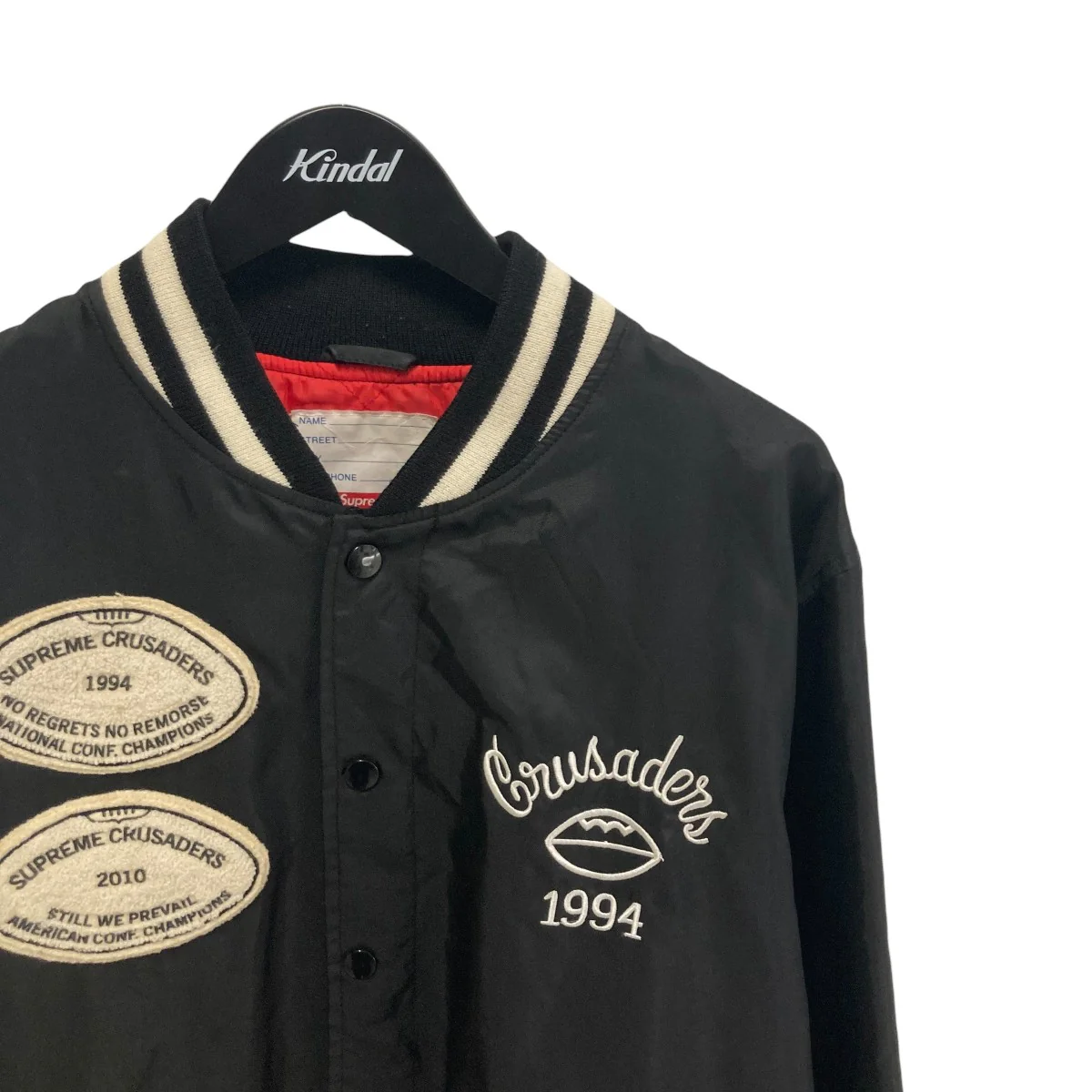 10SSCrusaders Nylon Varsity Jacketスタジャン - Image 3