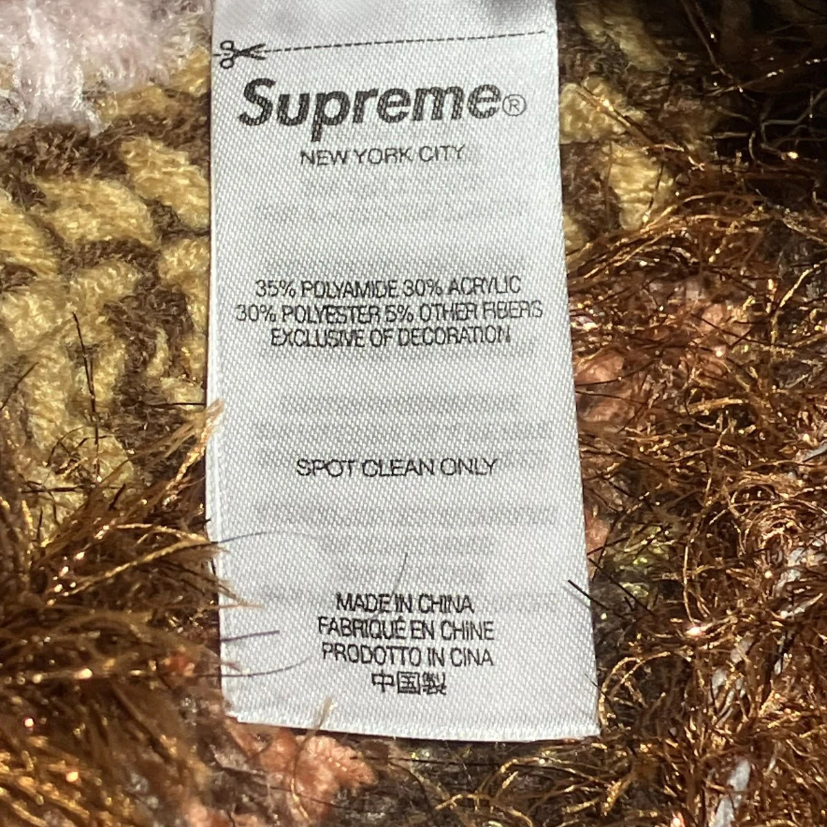 25AWTINSEL STRIPE BEANIEニットキャップ - Image 4