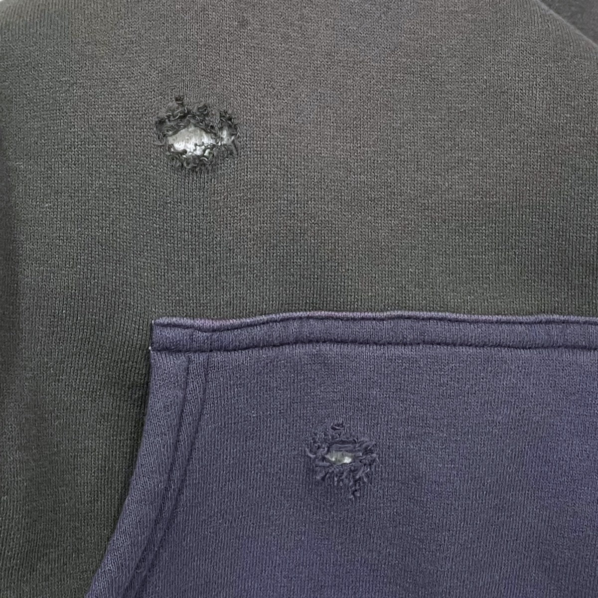 25AW 加工プルオーバーパーカー Fading Double Face Sweat Hoodie フェーディング ダブルフェイス スウェットフーディ 3770 - Image 6