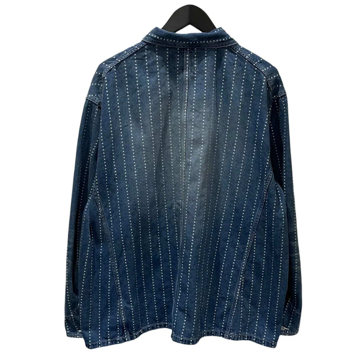 25AW デニムカバーオール Star Wabash Chore Jacket HW スター ウォバッシュ チョアジャケット ハードウォッシュ 2051HW - Image 2