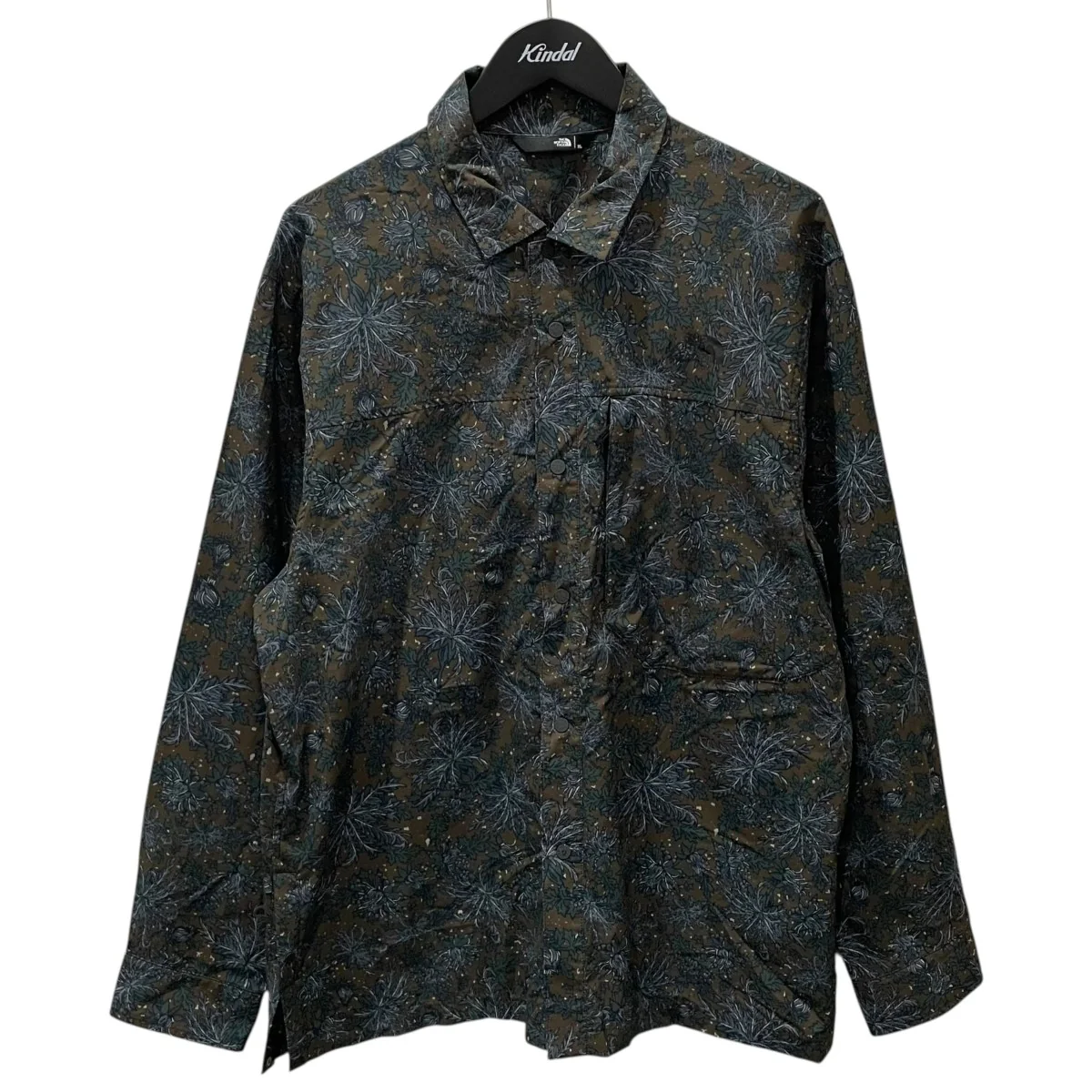 25SS 総柄ナイロン長袖シャツ Hikers’ Shirt ハイカーズシャツ NR12501