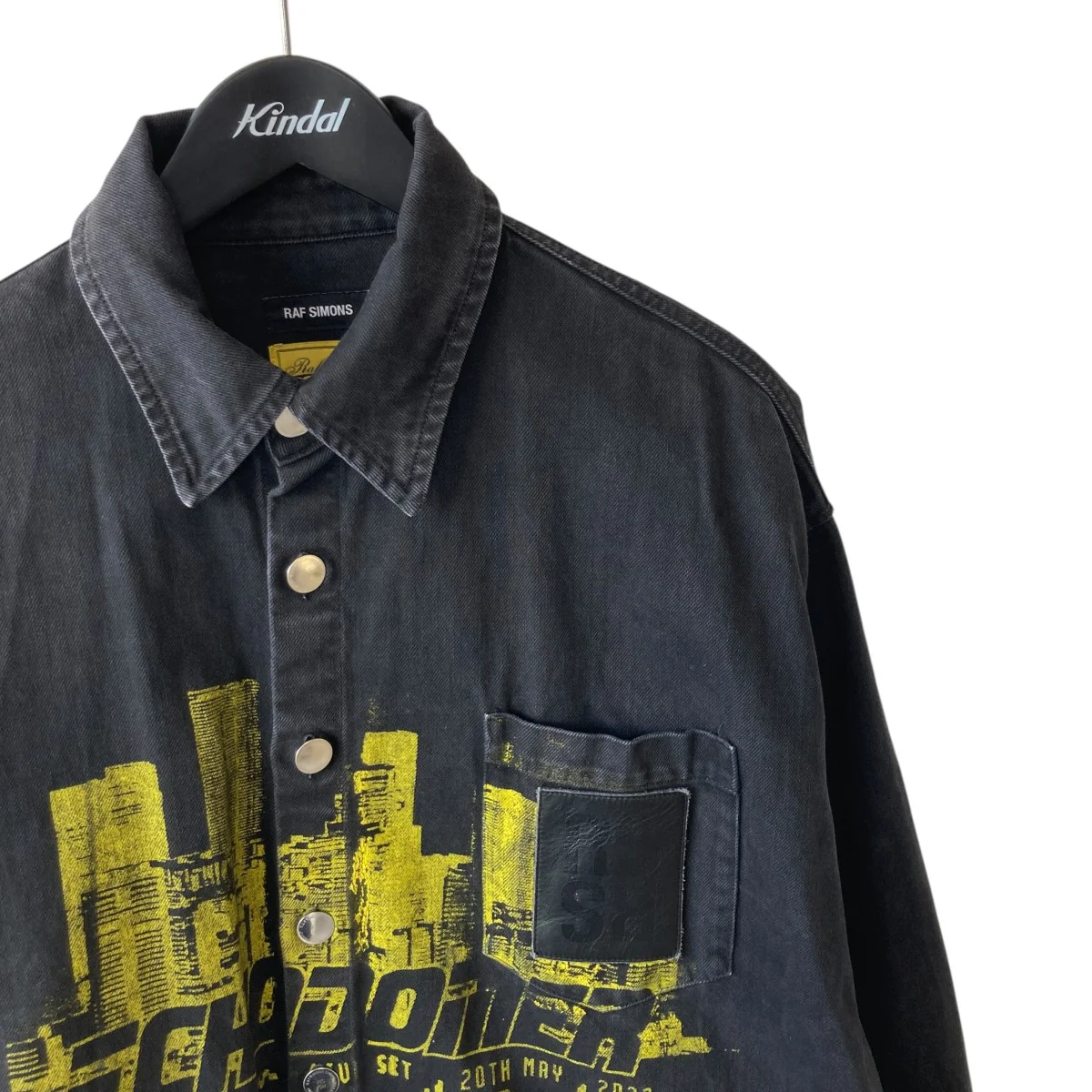 16 30 別注 30th Big fit denim shirt Echodomer printデニムジャケットM243 - Image 3