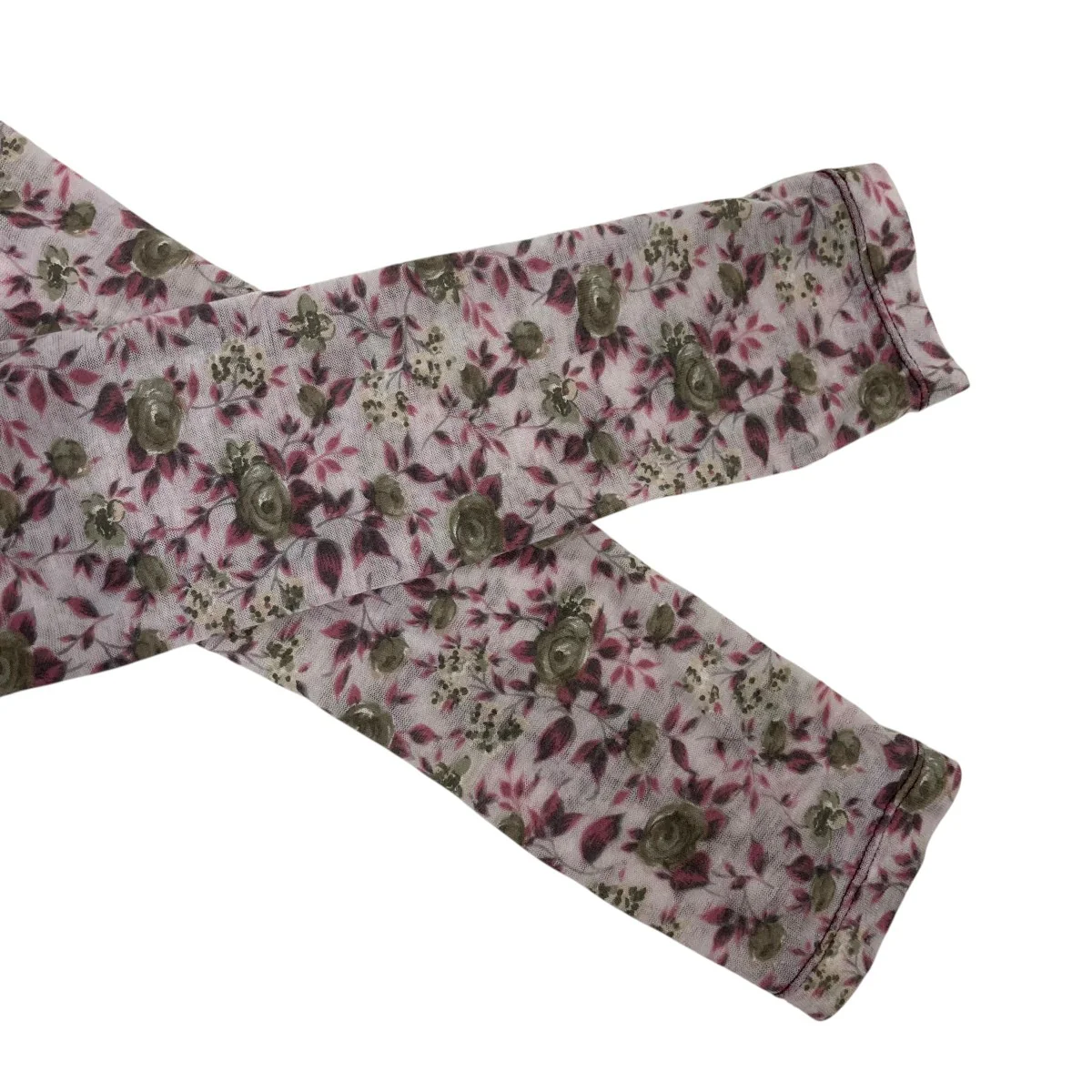 FLOWER PRINTED BODYSUIT長袖カットソーFU-V-FD001 - Image 4