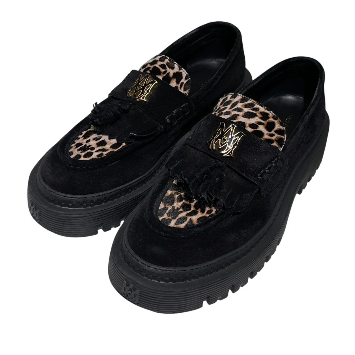 MA TASSLE LEOPARD JUMBO LOAFERローファーAMFOLR1015