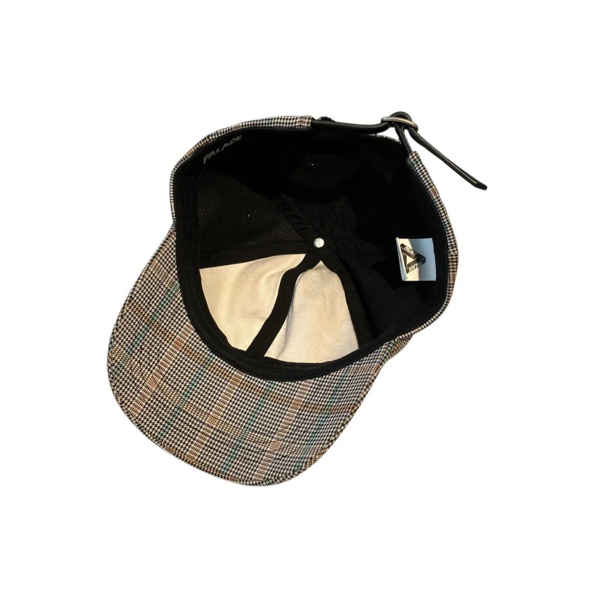 P 6 PANEL Houndstooth White千鳥格子キャップ - Image 5