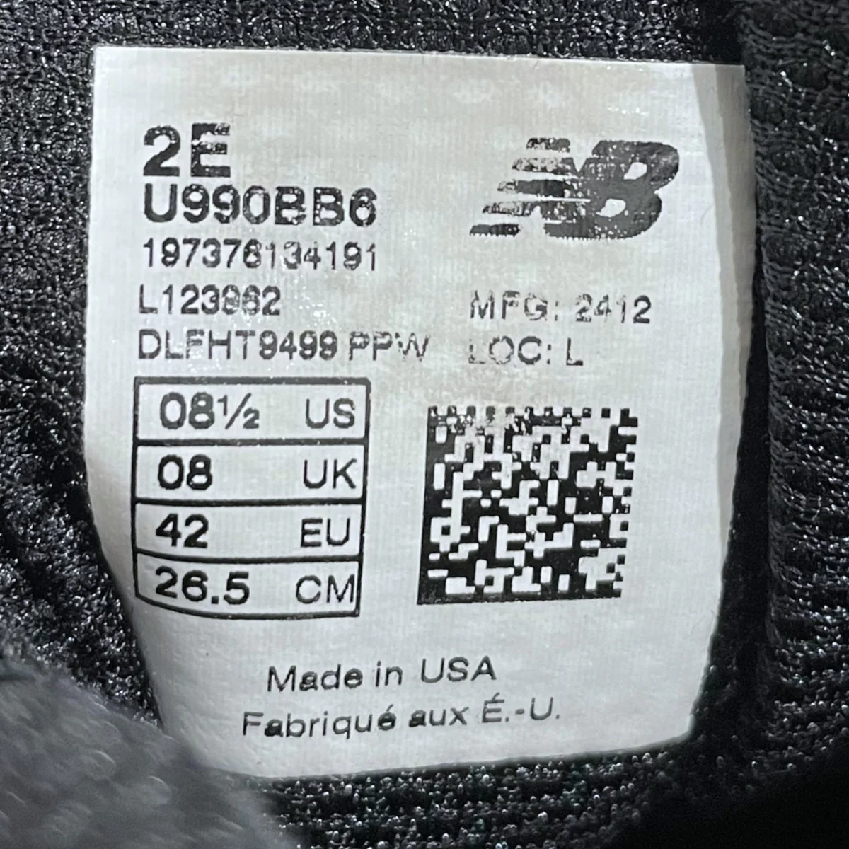 スニーカー U990BB6 MADE IN USA - Image 8