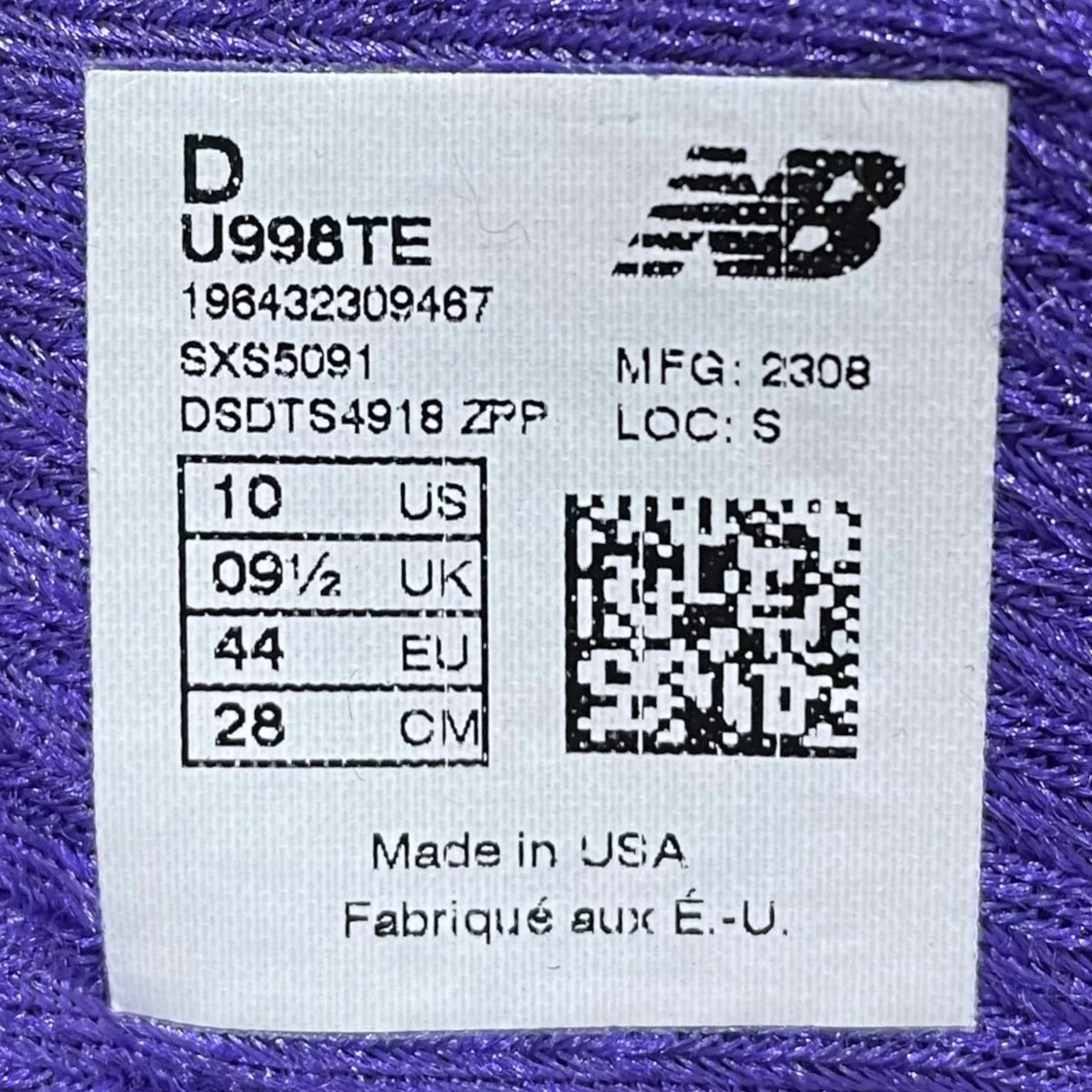 スニーカー U998TE MADE IN USA - Image 5