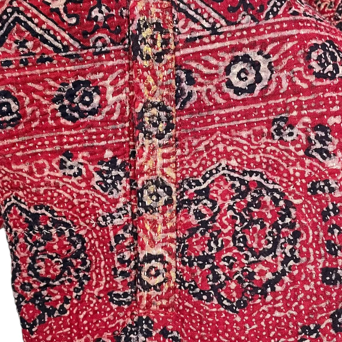 リメイクハンド刺繍ジャケット Vintage Kantha Work Jacket ヴィンテージ カンタ ワークジャケット - Image 6
