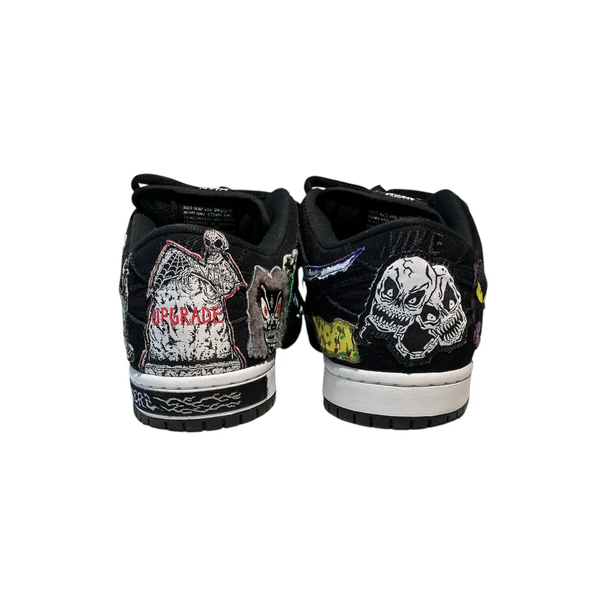 Neck face Dunk Low Black／White／Multi ColorローカットスニーカーDQ4488-001 - Image 4