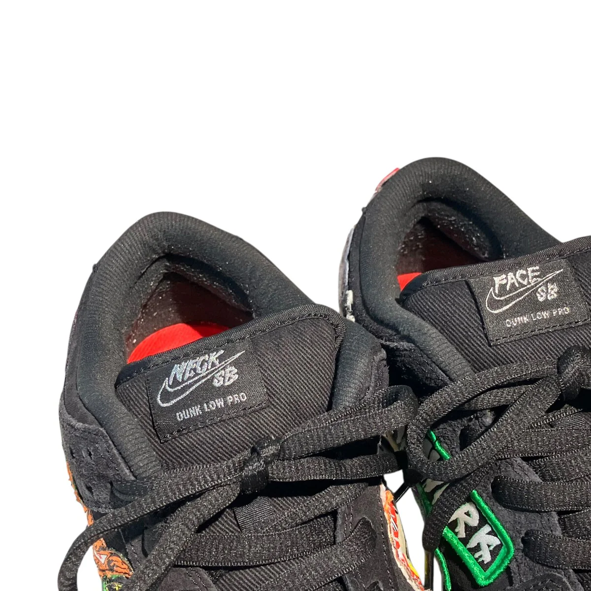 Neck face Dunk Low Black／White／Multi ColorローカットスニーカーDQ4488-001 - Image 7