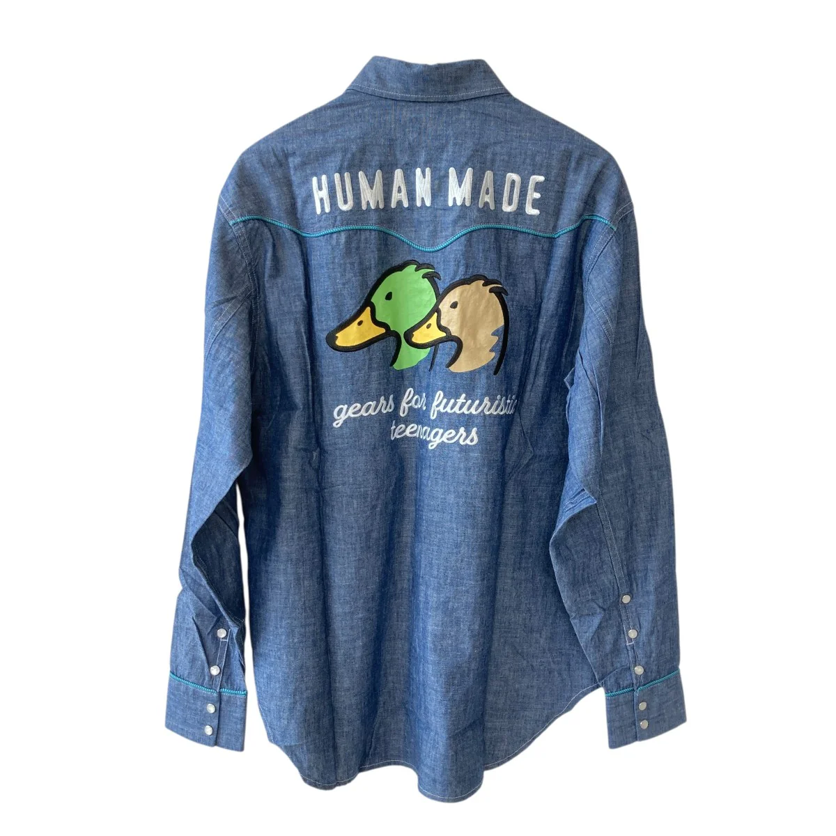 WESTERN CHAMBRAY長袖シャンブレーシャツHM23SH003 - Image 2