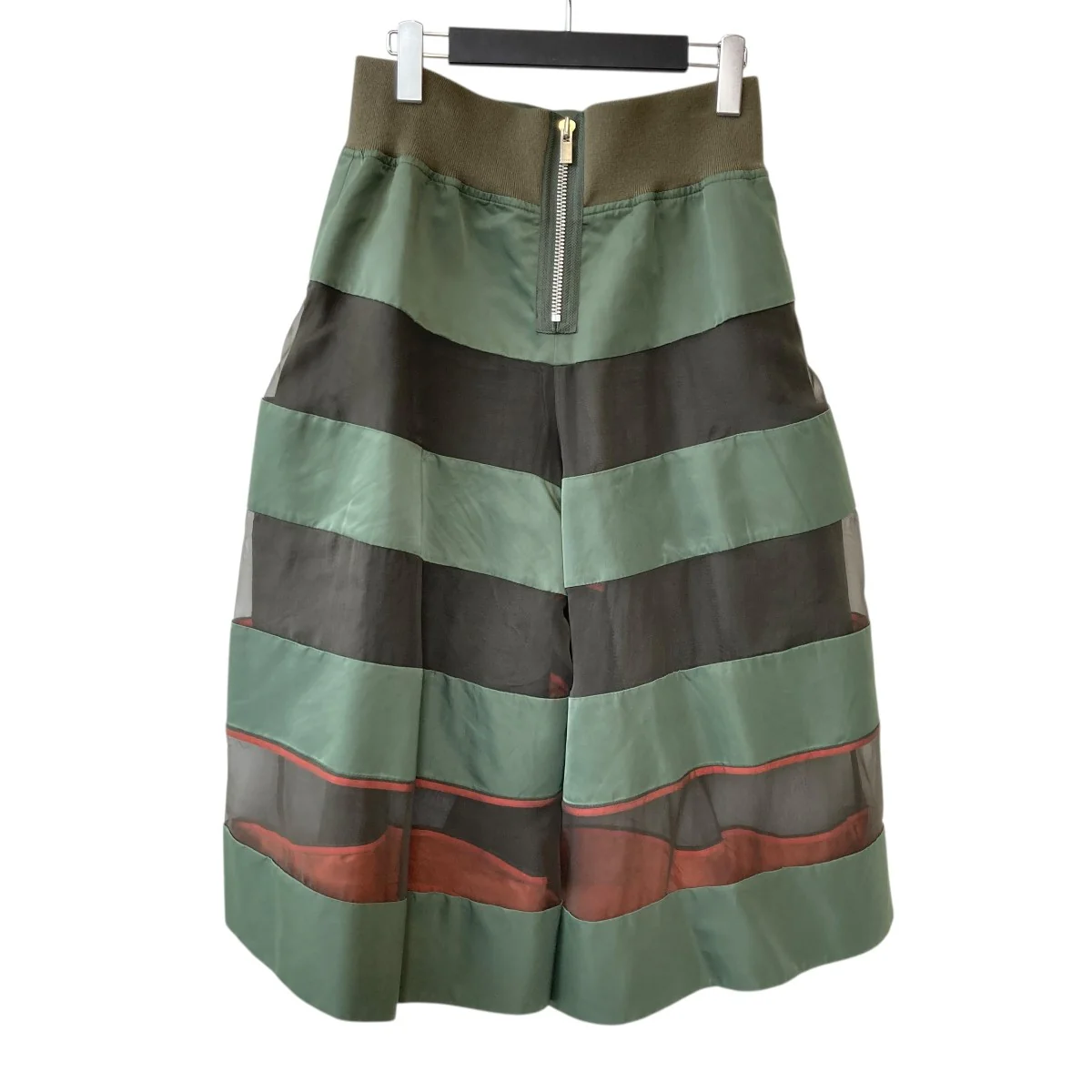 Mesh Panel Culottes PANTSワイドパンツ21-05546 - Image 2