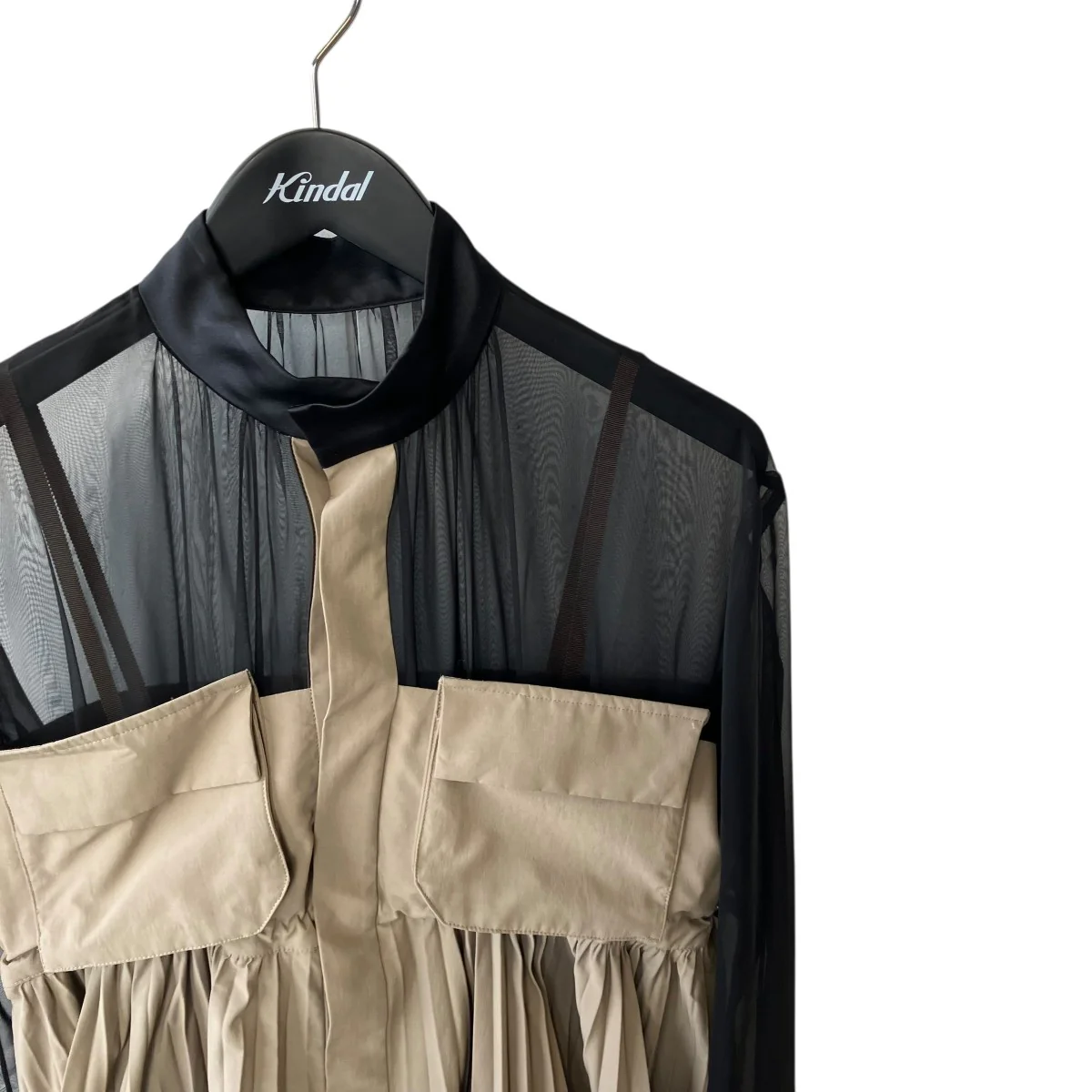 Matte Taffeta Dressワンピース23-06896 - Image 3