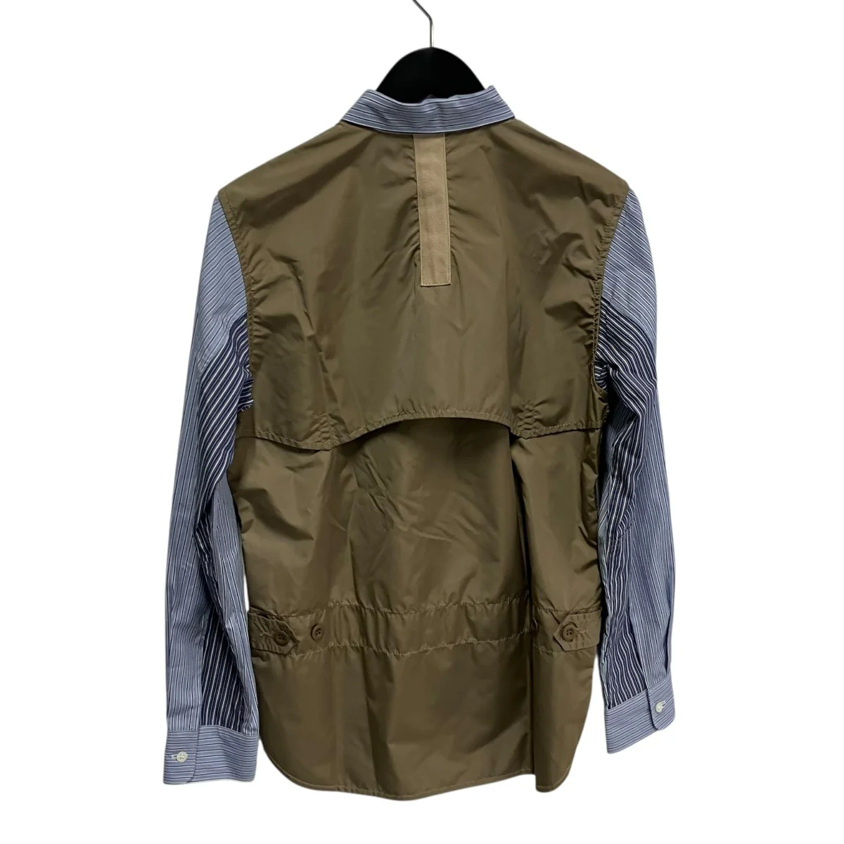 25AWCotton Stripe X Nylon Taffeta長袖シャツWP-B017 - Image 2