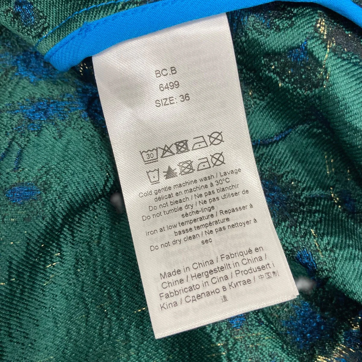 総柄キャミソールワンピースF7948 - Image 5